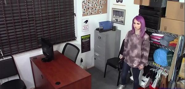  Teen shoplifter fucked by perv officer